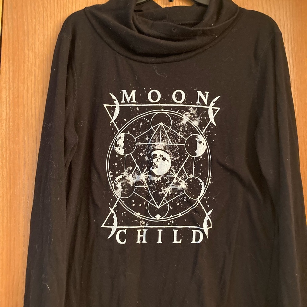 Light weight black sweatshirt